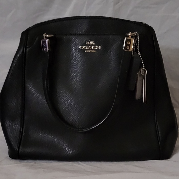 Coach Handbags - Coach small navy satchel